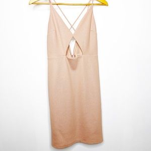 Express cut out sleeveless dress